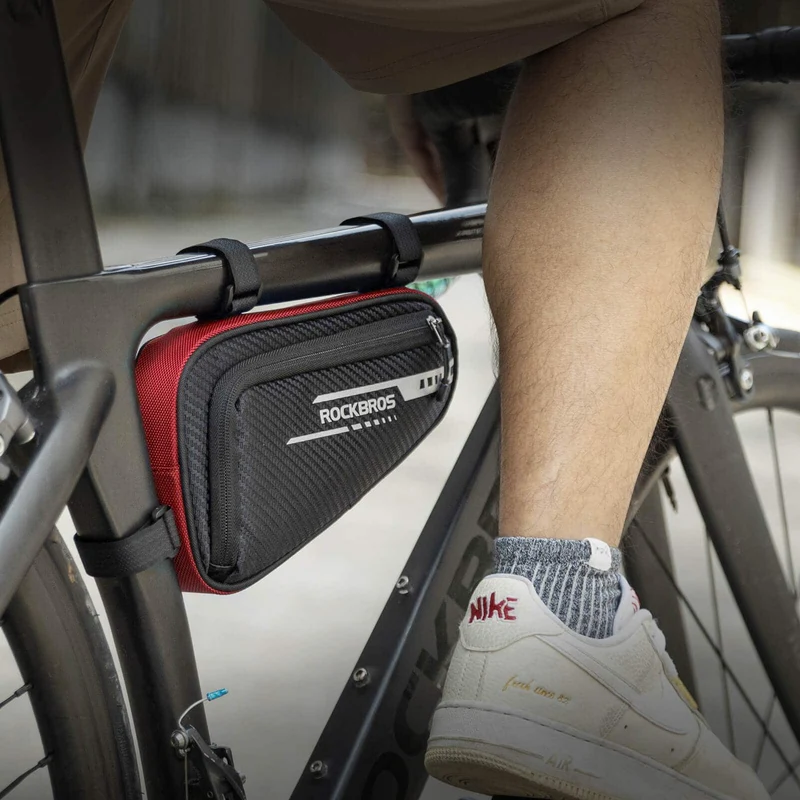 ROCKBROS Rahmentasche wasserdicht Dreieckstasche for MTB 및 Rennräder 1,2L