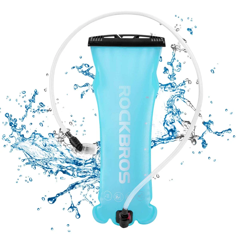 ROCKBROS Trinkblase 2L mit Trinkschlauch Leichte TPU Wasserblase