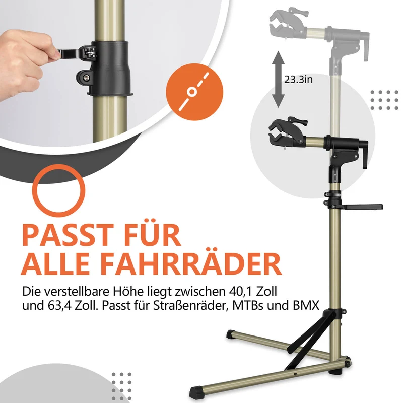 ROCKBROS Fahrrad Montageständer Fahrradhalter 65lbs für MTB Rennrad E-Bike