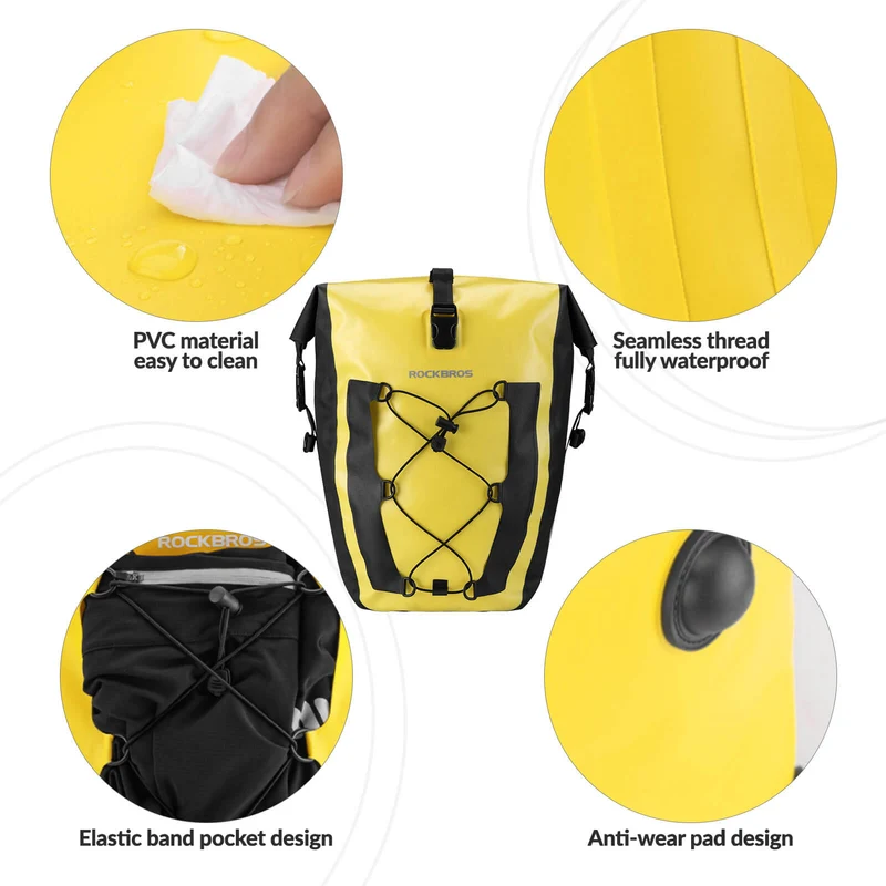 Waterproof Bike Pannier - 27L