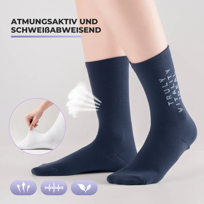 ROCKBROS TVI Damen Sportsocken Atmungsaktive Fahrradsocken Sommer