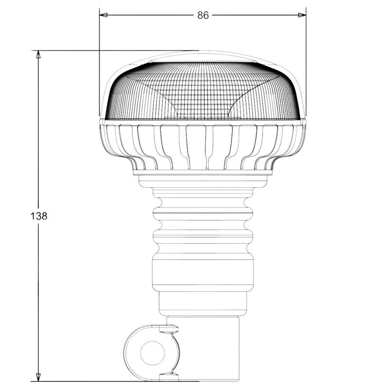 Kleines, flaches Mini-Beacon