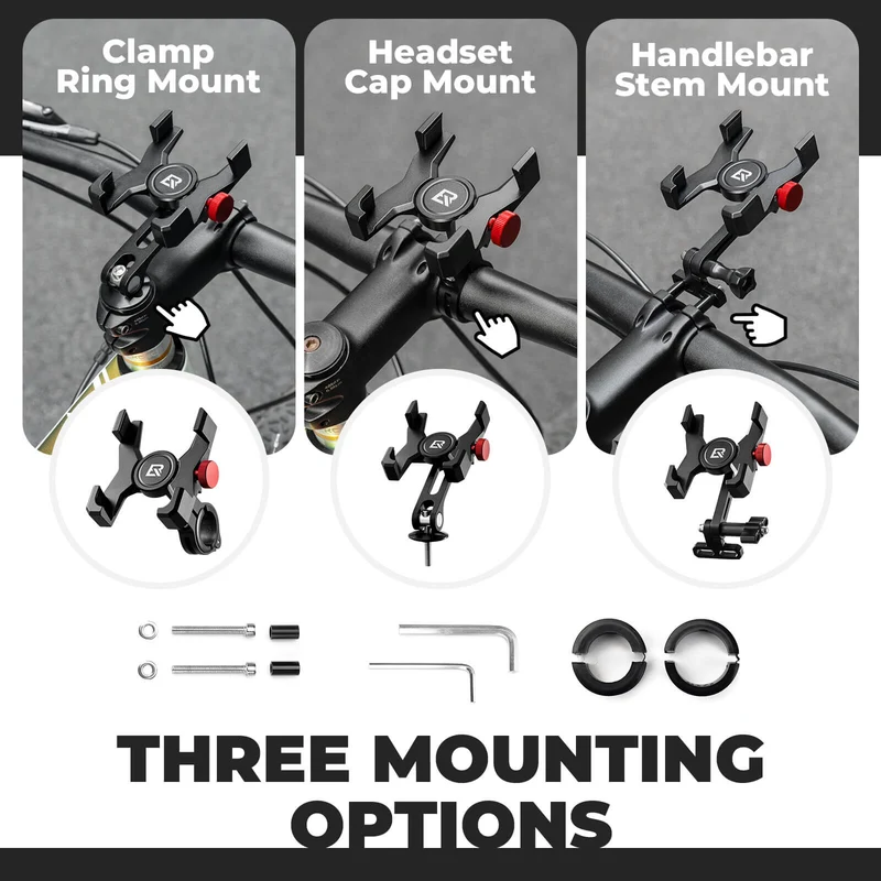 Aluminum Bike Phone Holder