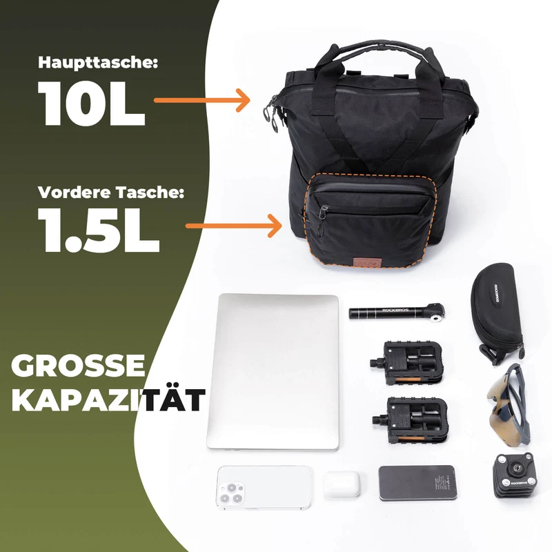 브롬톤을 위한 Fahrradtasche Lenkertasche 10L+1.5L