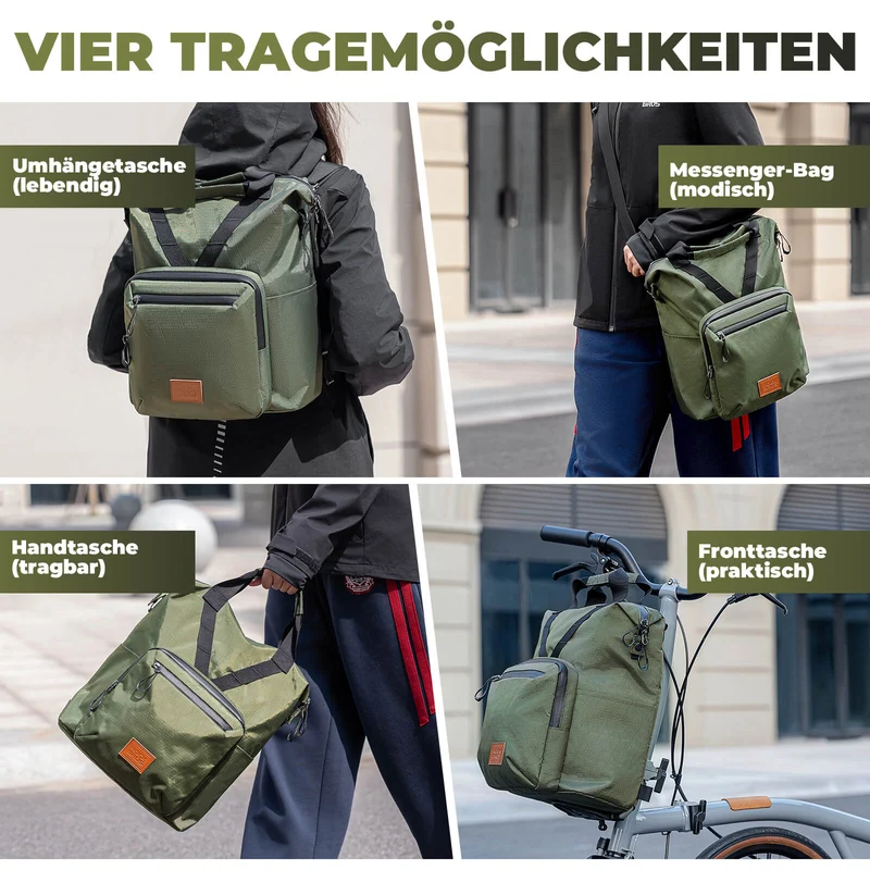 브롬톤을 위한 Fahrradtasche Lenkertasche 10L+1.5L