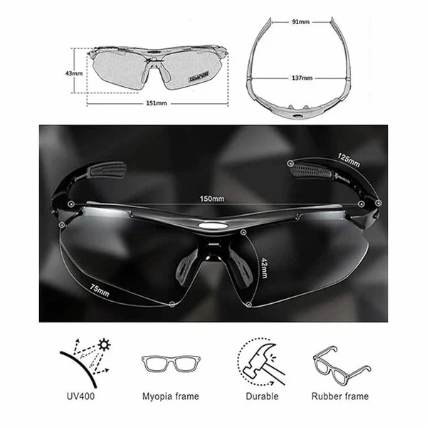 Polarized Cycling Sunglasses UV Protection