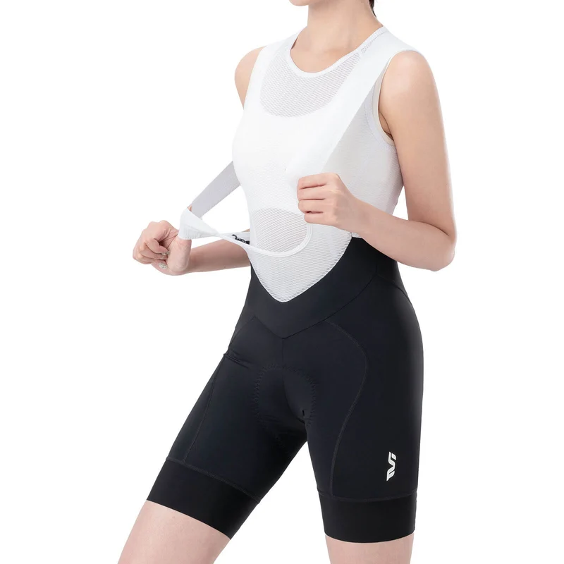 Damen Kurz Trägerhosen Atmungsaktive를 위한 ROCKBROS Fahrradhose