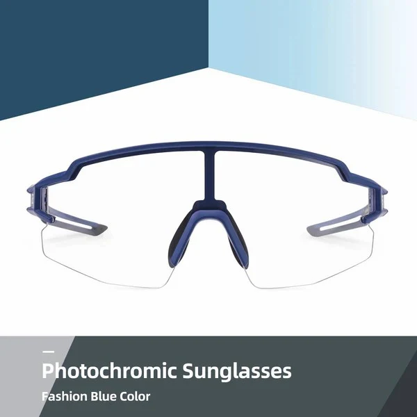 Half Frame Photochromic Cycling Sunglasses