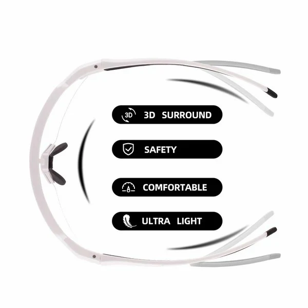 Half Frame Photochromic Cycling Sunglasses