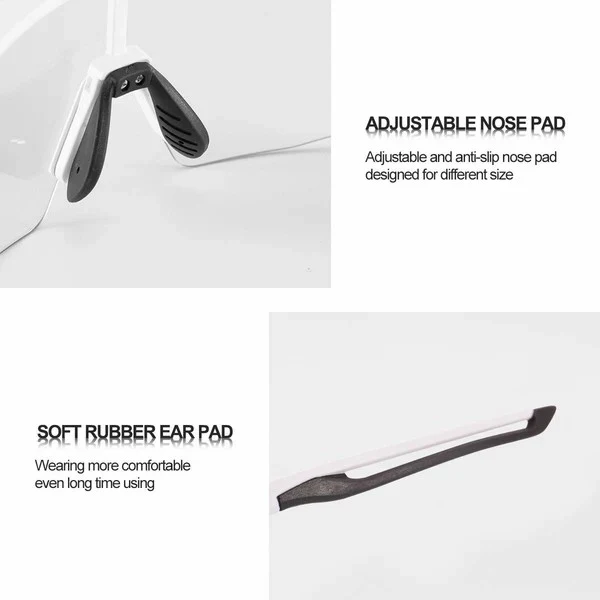 Half Frame Photochromic Cycling Sunglasses