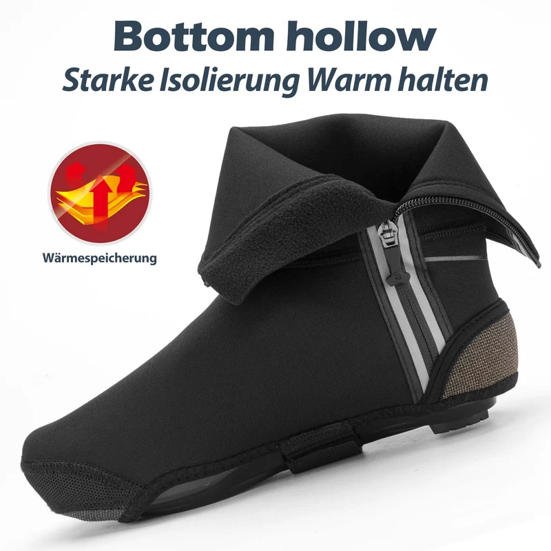 ROCKBROS Fahrrad Überschuhe 겨울 따뜻한 Überzieher für Radsport Schwarz