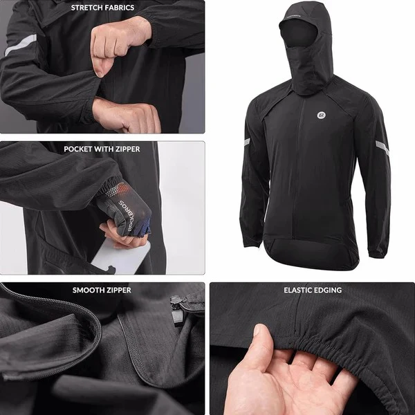 Unisex 3-in-1 Detachable Cycling Jacket