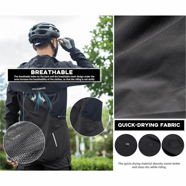 Unisex 3-in-1 Detachable Cycling Jacket