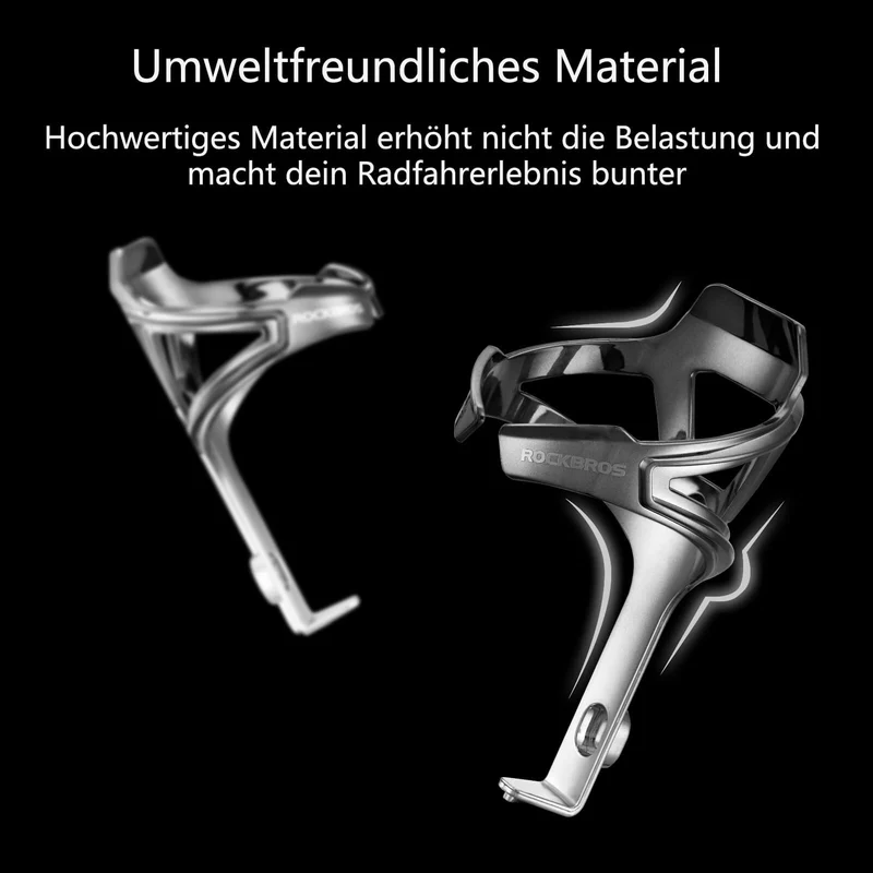 ROCKBROS Flaschenhalter Fahrrad Getränkehalter Leichtgewicht für MTB Rennrad