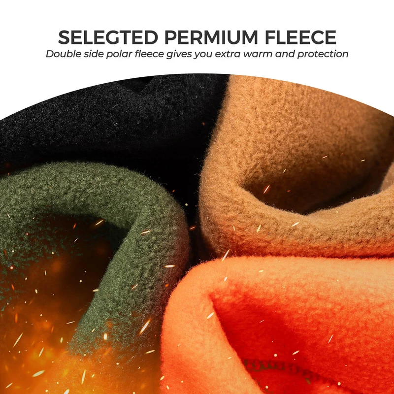 Winter Fleece Neck Warmer & Ski Mask