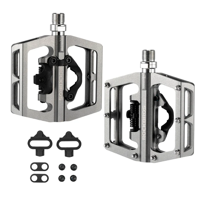 Dual-Use Clipless & Flat Bike Pedals
