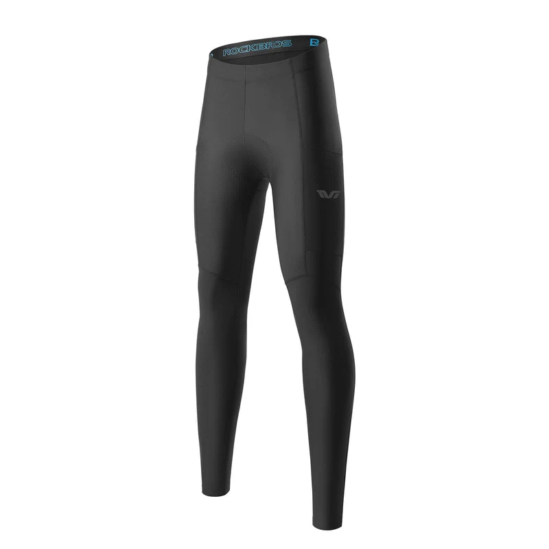 ROCKBROS Damen Winter Fahrradhose Lang Gepolstert Elastisch Atmungsaktiv