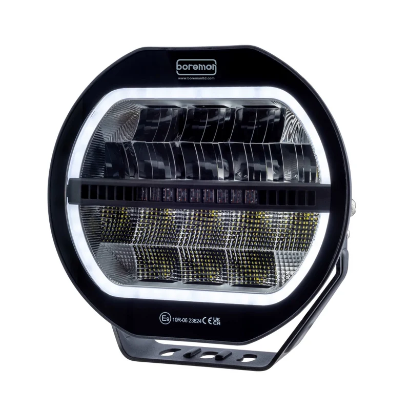 Boreman Halo LED-Fernscheinwerfer mit Blitzlicht
