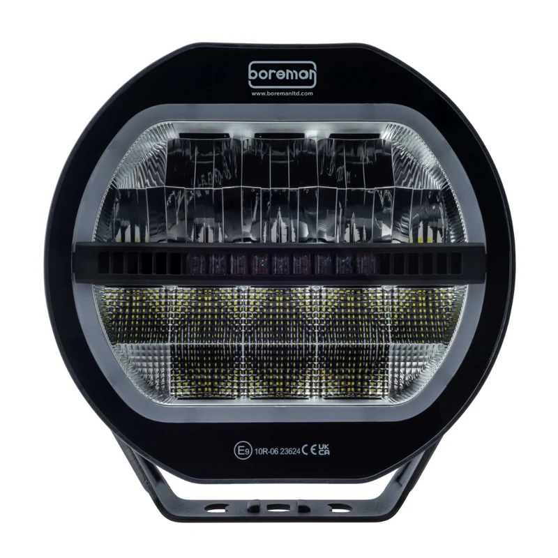 Boreman Halo LED-Fernscheinwerfer mit Blitzlicht