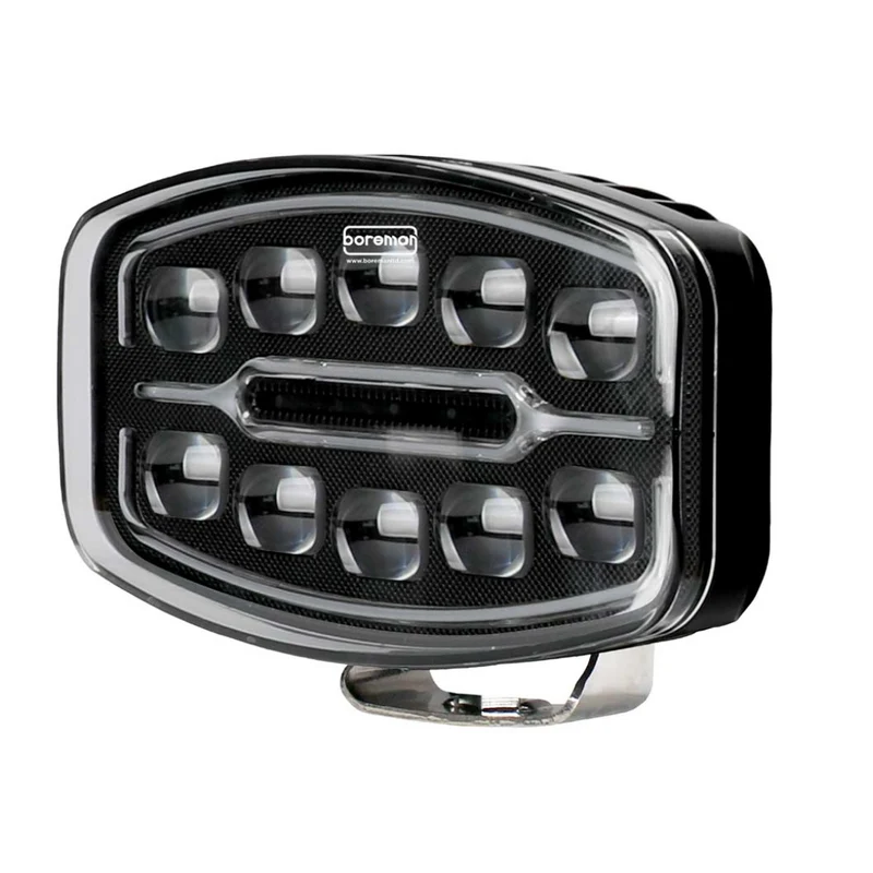 Boreman Polaris LED-Fernscheinwerfer mit bernsteinfarbenem/klarem Positionslicht