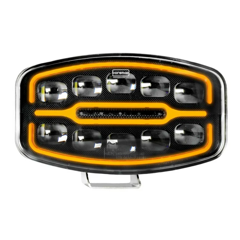 Boreman Polaris LED-Fernscheinwerfer mit bernsteinfarbenem/klarem Positionslicht