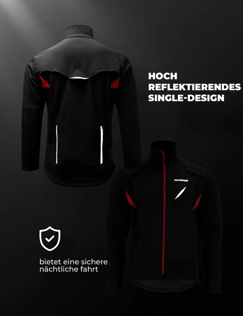 ROCKBROS Winter Jacke Herren Windschutz