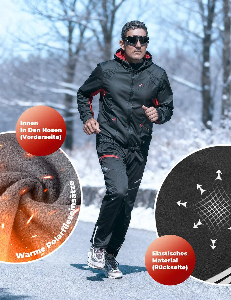 ROCKBROS Winter Jacke Herren Windschutz