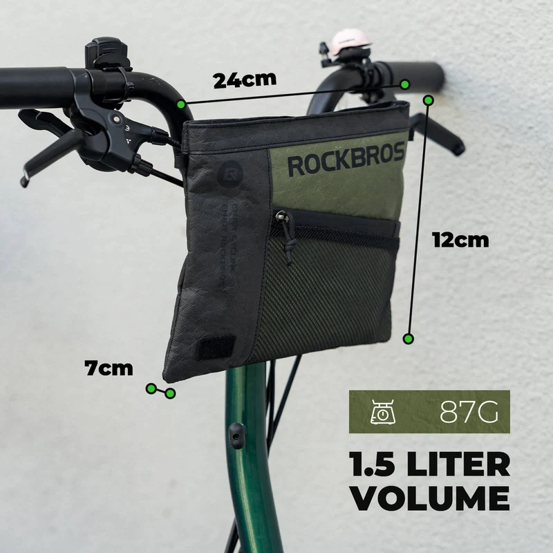 Bike Handlebar Bag & Shoulder Bag - 1.5L