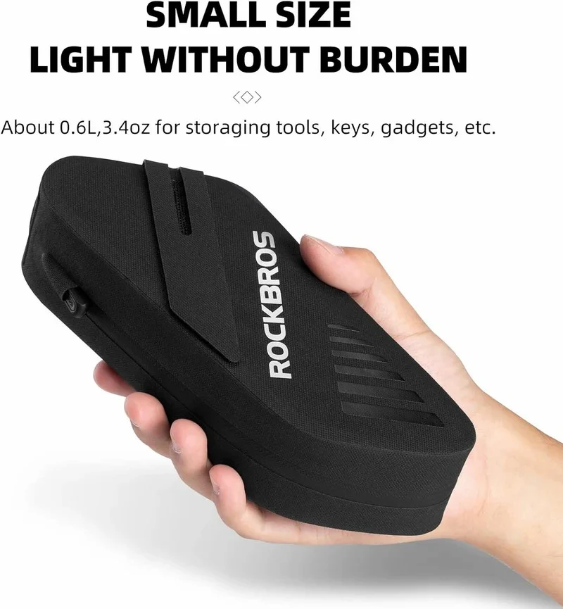 Waterproof Bike Saddle Bag - 0.6L