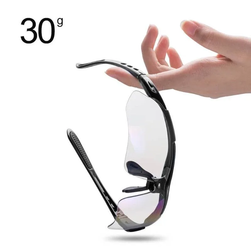 ROCKBROS Fahrradbrille polarisierte Sonnenbrille mit 5 Wechselglasern