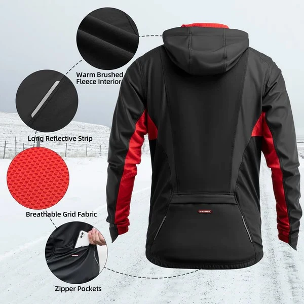 Windproof Thermal Cycling Jacket & Pants Set