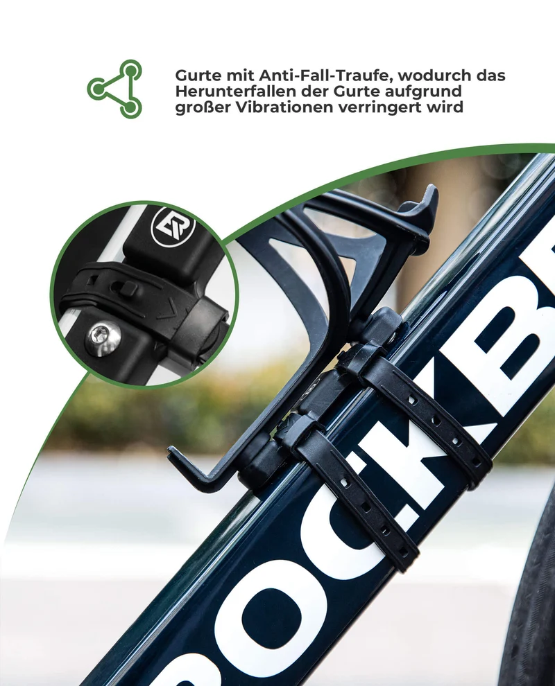 ROCKBROS Universal Flaschenhalter für Fahrrad Kein Stanzen Basis für Umbau