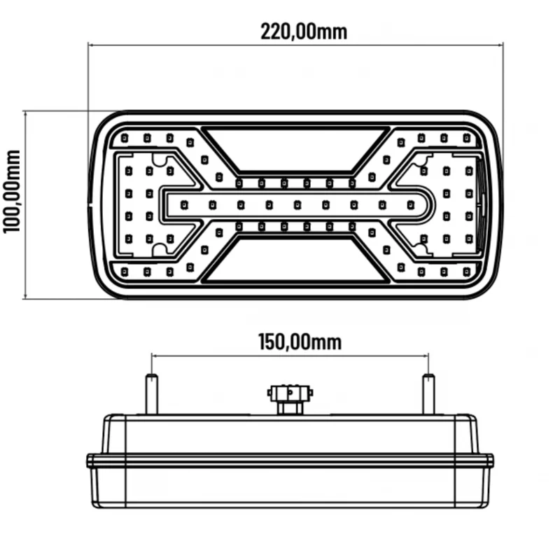X-Spider LED-Rücklicht