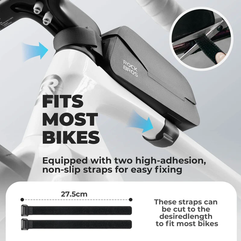 Top Tube Bike Frame Bag Magnetic 100% Waterproof