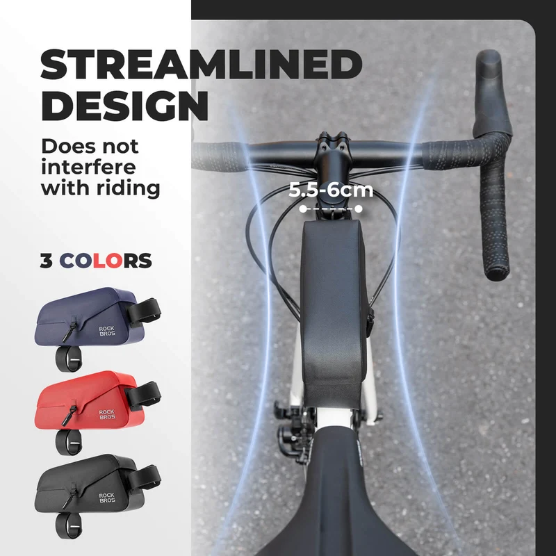 Top Tube Bike Frame Bag Magnetic 100% Waterproof