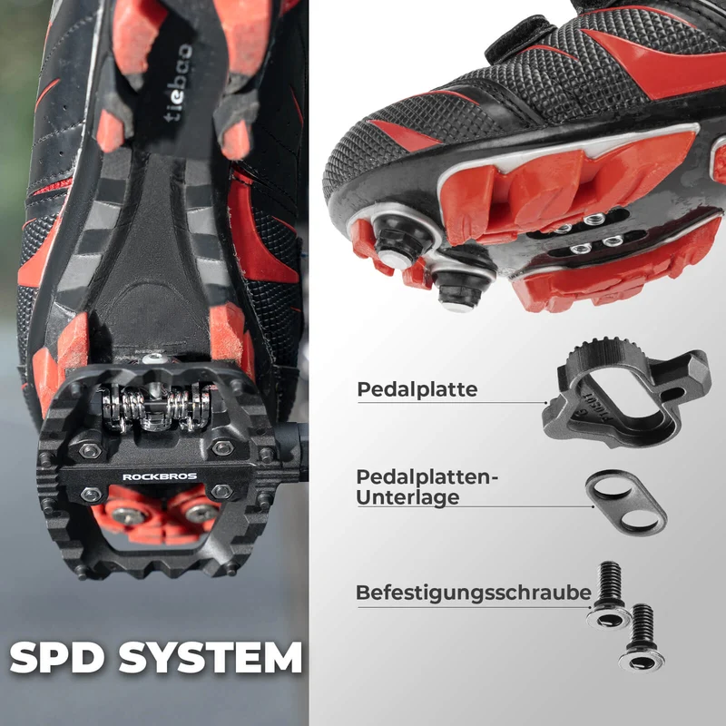 SPD-Klickpedale 및 Plattformpedale 2-in-1 잉크. 클리트 9/16"