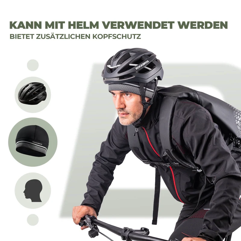 Fahrrad Mütze 플리스 Helmmütze Wärmespeicherung