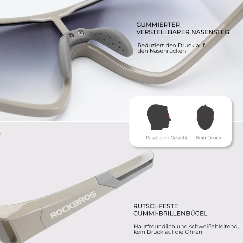 Selbsttönende Fahrradbrille für Kinder mit UV400-Schutz