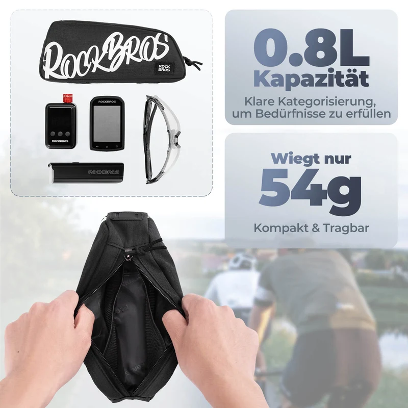 Oberrohrtasche Rahmentasche 0,8L - SketchRide 시리즈