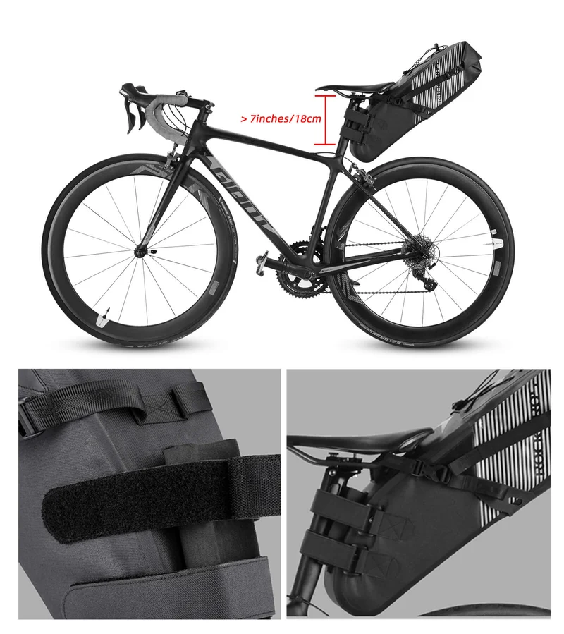 ROCKBROS Fahrrad Satteltasche IPX7 방수 시트타쉐 10L