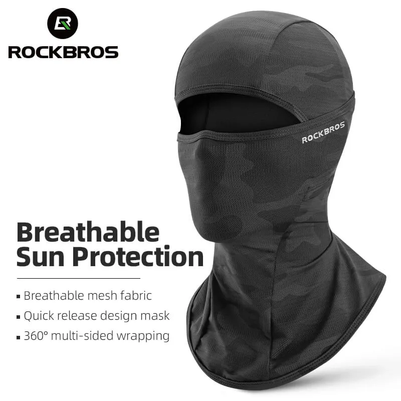 Summer Ice Silk Balaclava Face Mask