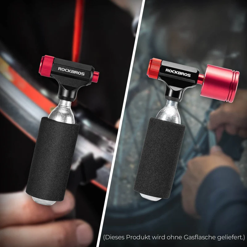 Presta & Schrader Ventile용 CO2 Fahrradpumpe 미니펌프
