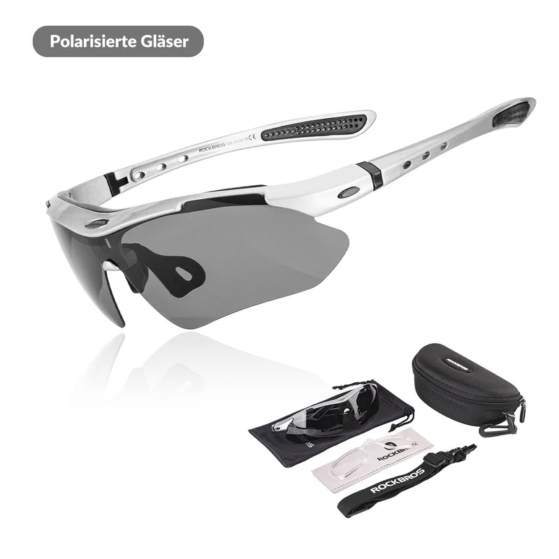Polarisierte Fahrrad-Sonnenbrille mit UV400-Schutz