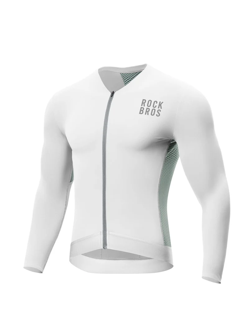 Men's Colorblock Long-Sleeve Cycling Jersey