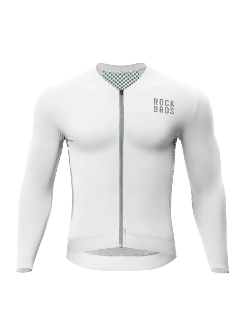 Men's Colorblock Long-Sleeve Cycling Jersey