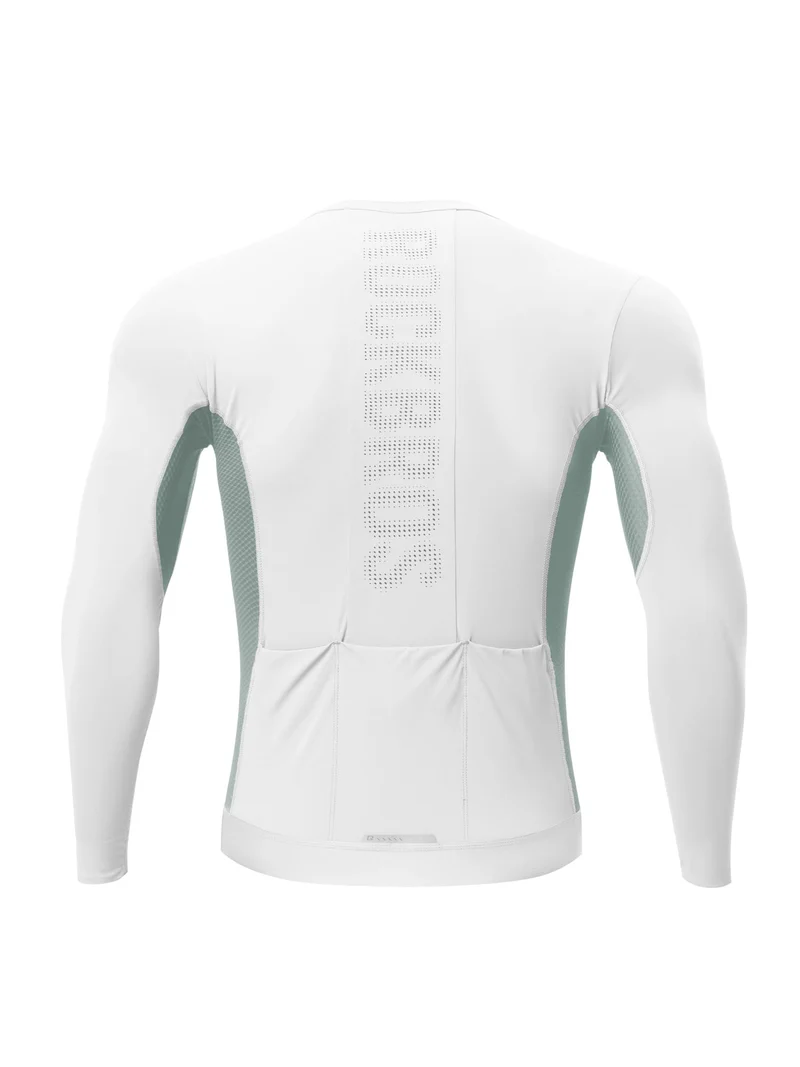 Men's Colorblock Long-Sleeve Cycling Jersey