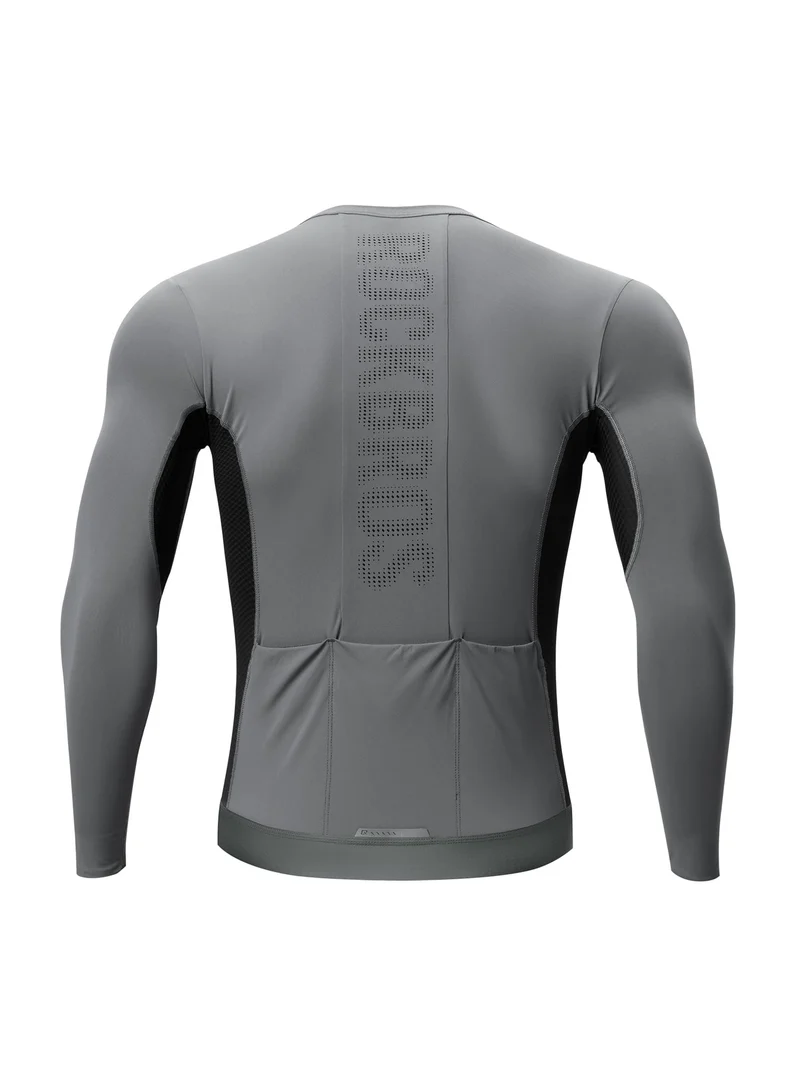 Men's Colorblock Long-Sleeve Cycling Jersey