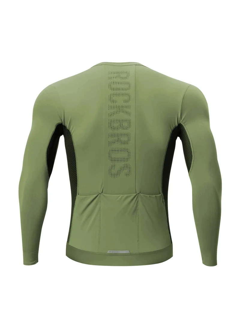 Men's Colorblock Long-Sleeve Cycling Jersey