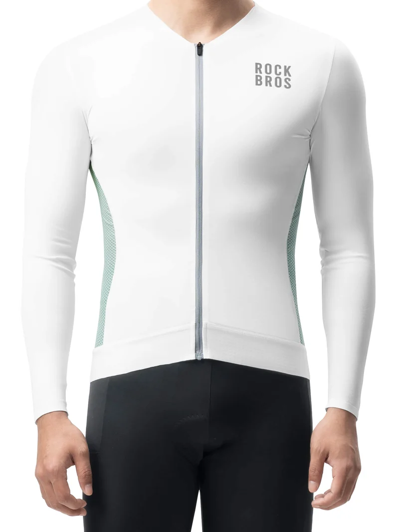 Men's Colorblock Long-Sleeve Cycling Jersey