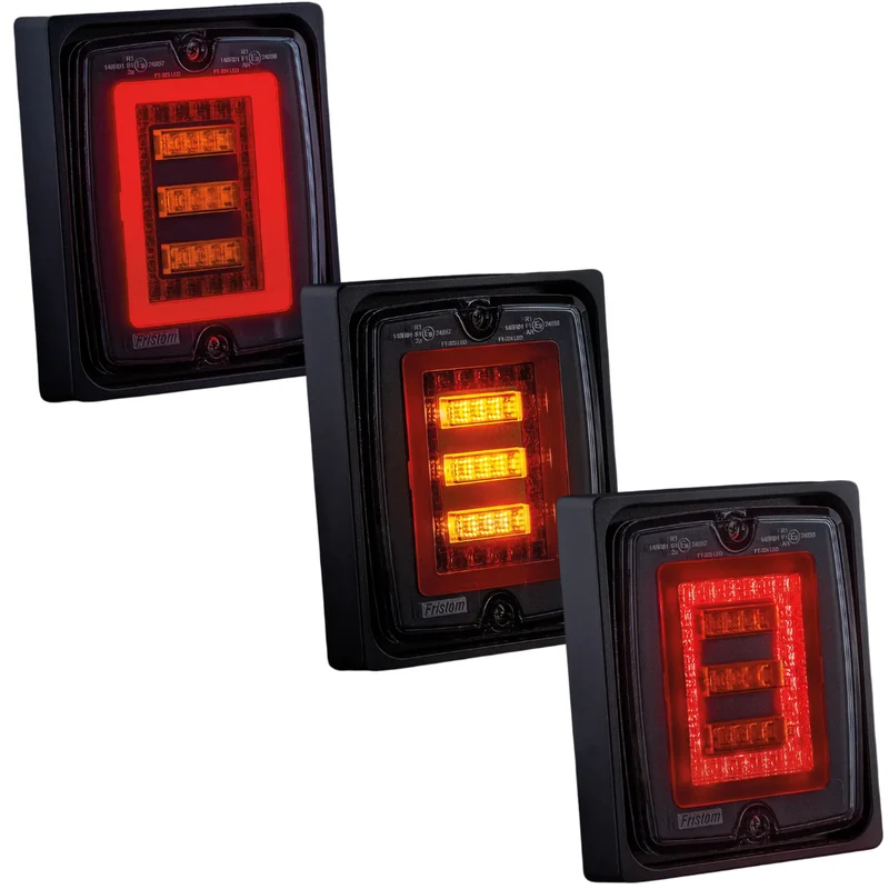 Fristom FT-323 Blockleuchte mit Brems- und Rücklicht sowie Blinker